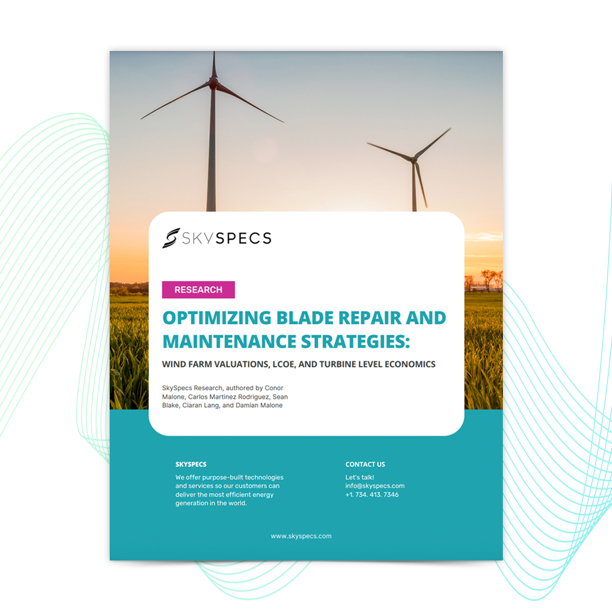 Optimizing Blade Repair and Maintenance Strategies - Wind Farm Valuations, LCOE, and Turbine Level Economics