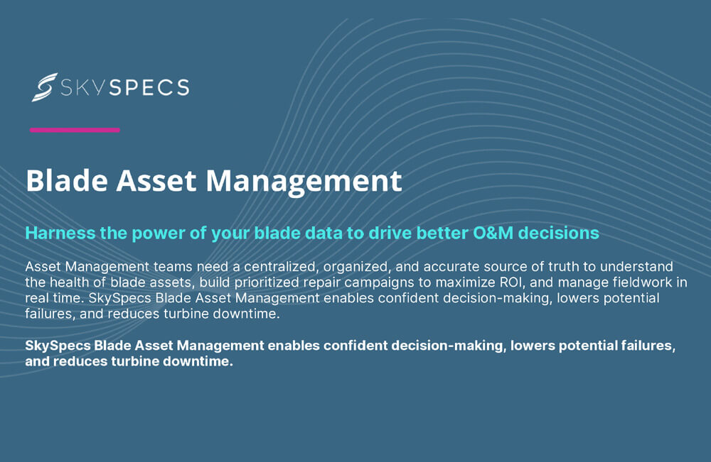 SkySpecs Blade Asset Management