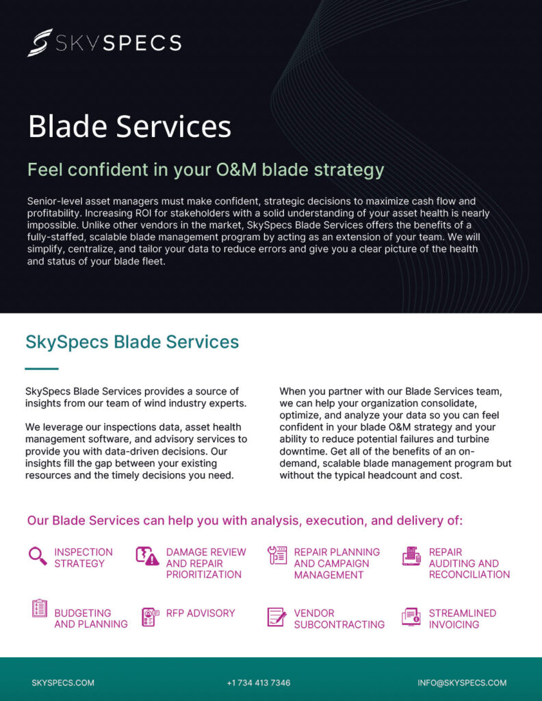 Feel confident in your O&M blade strategy