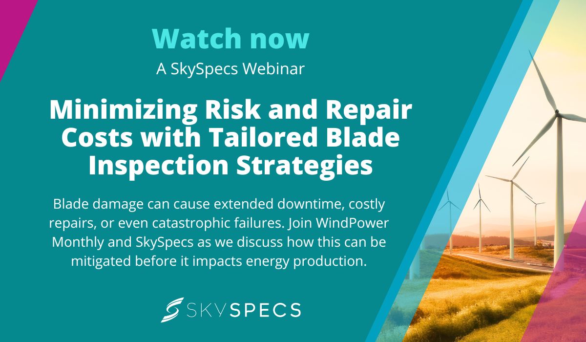 Join WindPower Monthly and SkySpecs as we discuss how this can be mitigated