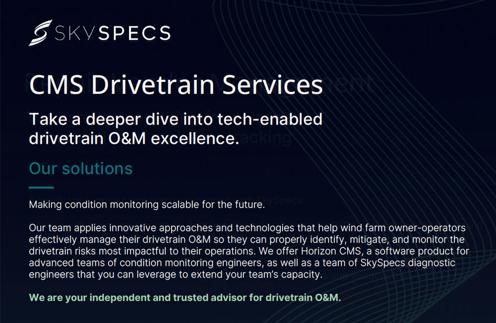 Take a deeper dive into tech-enabled drivetrain O&M excellence.