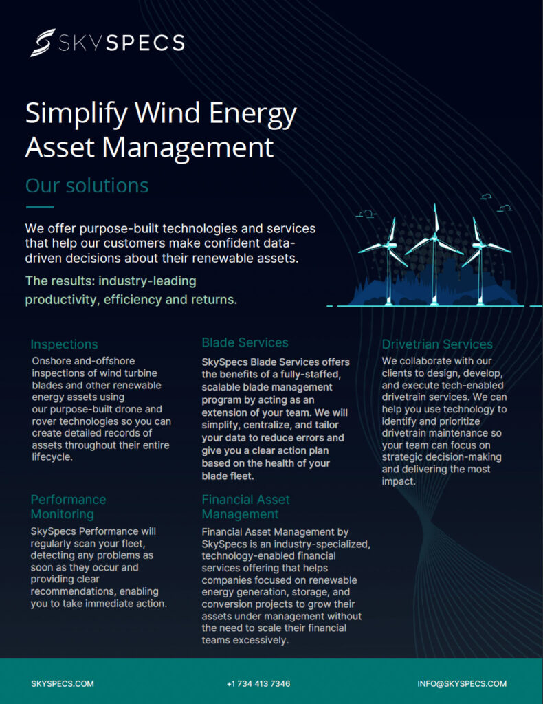 Simplify Wind Energy Asset Management