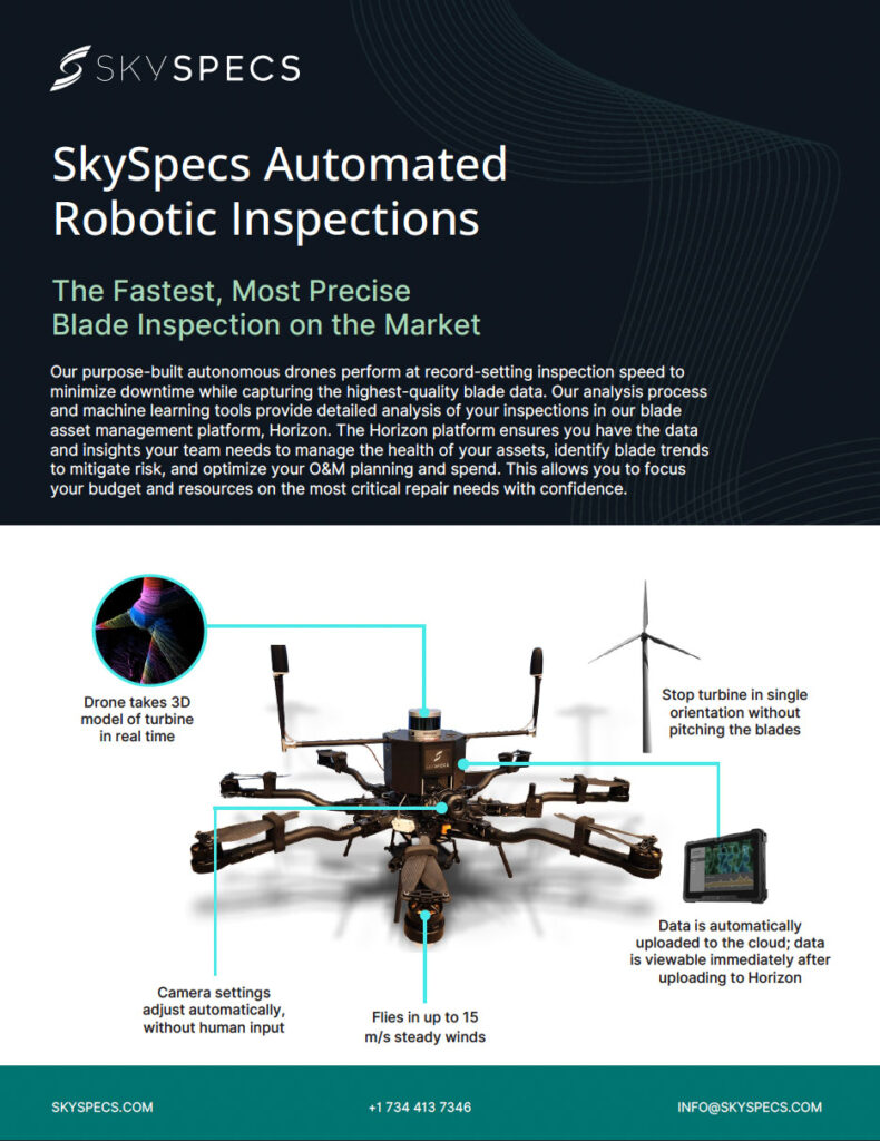SkySpecs Automated Robotic Inspections