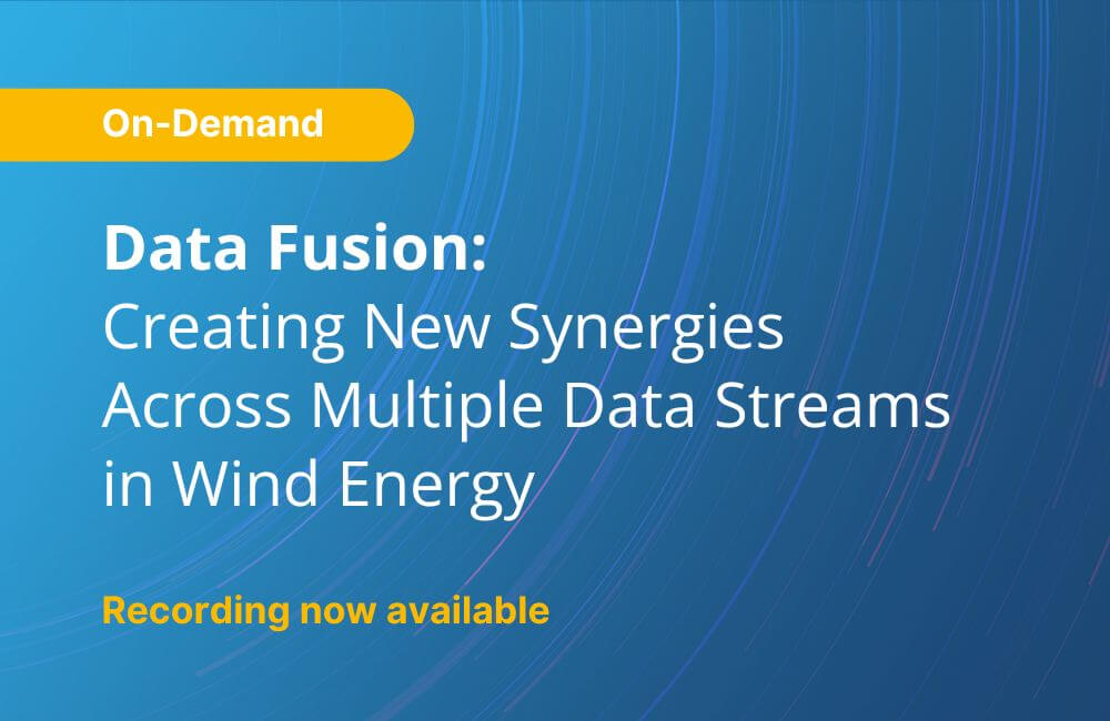 Data Fusion: Creating New Synergies Across Multiple Data Streams in Wind Energy Webinar