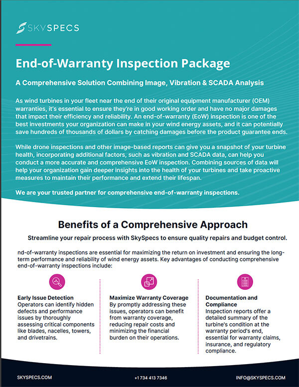 SkySpecs End-of-Warranty
