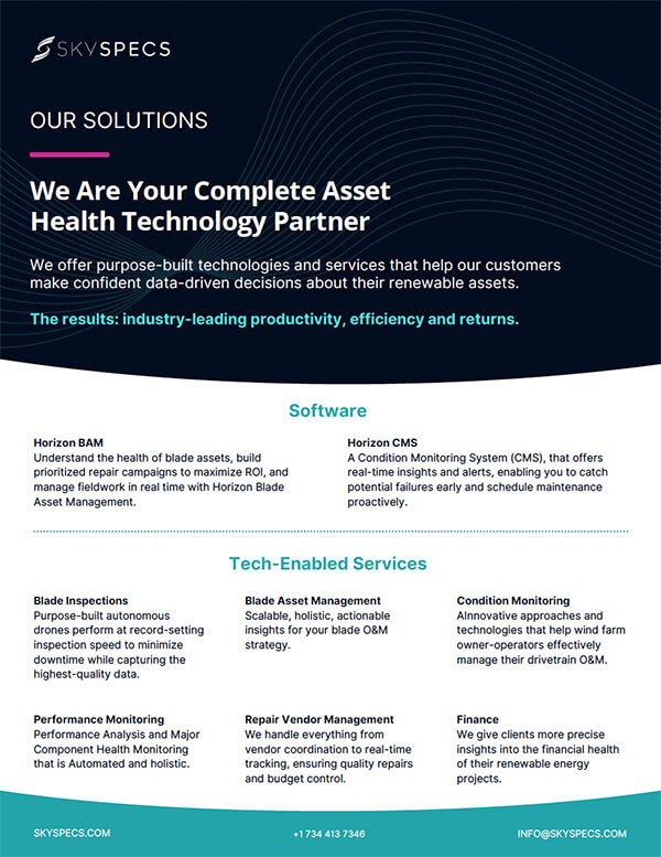 SkySpecs Solutions