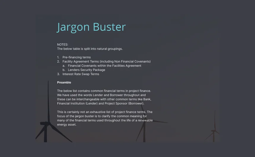 Jargon Buster