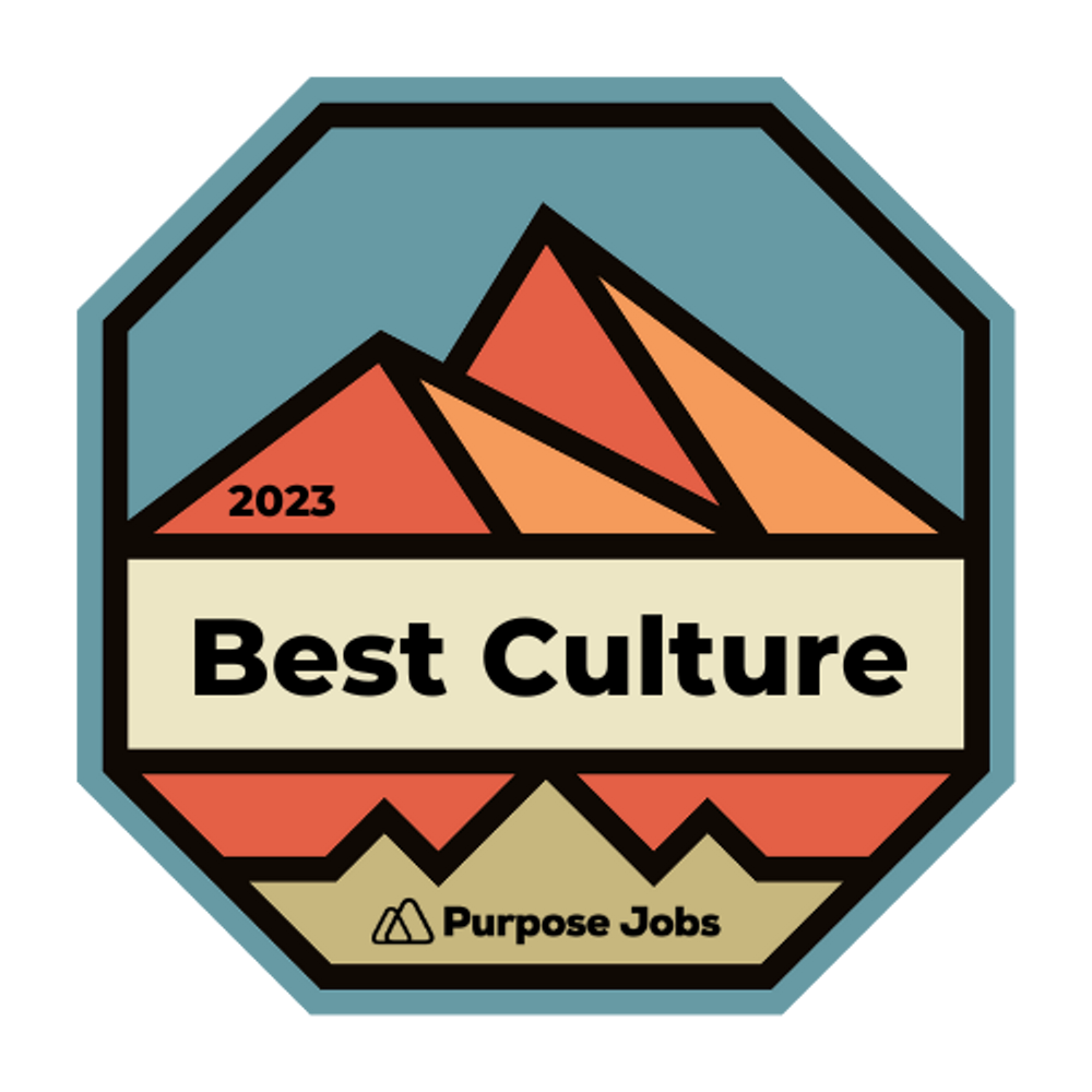 We are so proud to be named a company with the best culture by Purpose Jobs